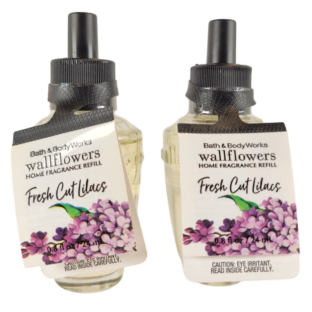 Bath & Body Works Wallflowers Refills Fresh Cut Lilacs Scent 0.8oz Lot of 2
